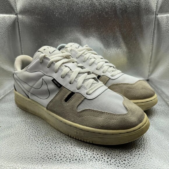 Size 9.5 Nike Squash Type Summit White Gray Mens Athletic Sneakers CJ1640-100 - Picture 1 of 9